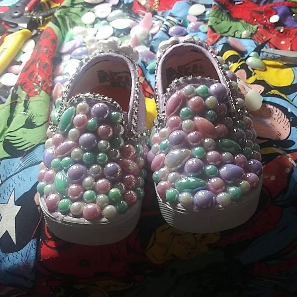 Customized. Ab pearl shoes
